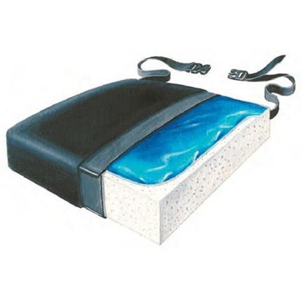 Skil-Care Skil-Care 915137 3 x 28 x 20 in. Bariatric Gel-Foam Cushion with LSI Cover 915137